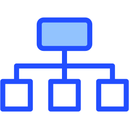 schemat blokowy ikona