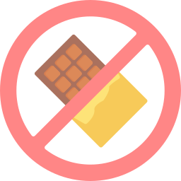 No chocolate icon