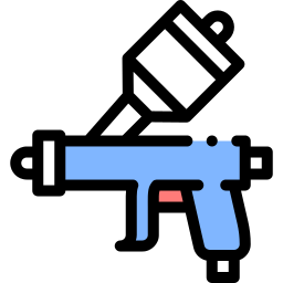 pistola rociadora icono