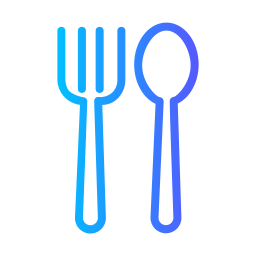 cuchara y tenedor icono