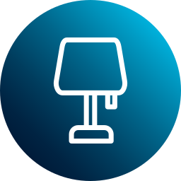 Table lamp icon