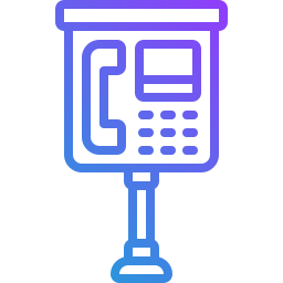 Public telephone icon