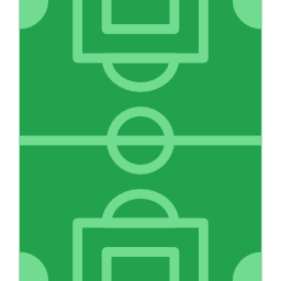 campo de fútbol icono