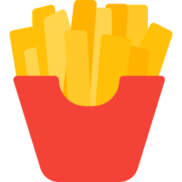 papas fritas icono