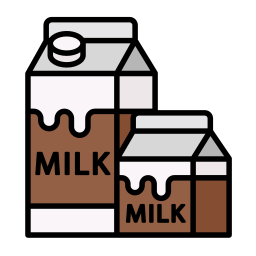Коробка для молока иконка