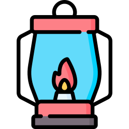 lámpara de gas icono
