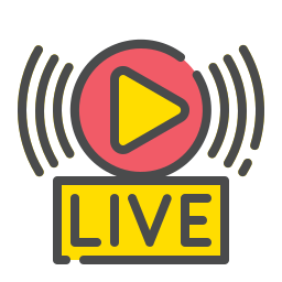 Live streaming icon