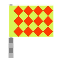 drapeau hors-jeu Icône