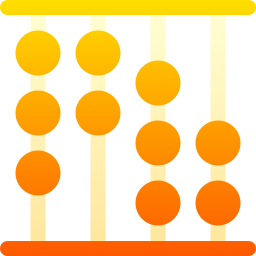 Abacus toy icon