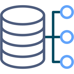 gestión de base de datos icono