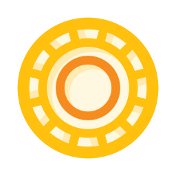 casino-chip icoon