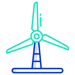 Wind energy icon