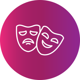 Театральные маски иконка