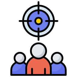 grupo de enfoque icono