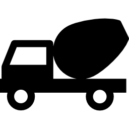 camión mezclador icono