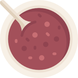 sopa de frijoles rojos icono