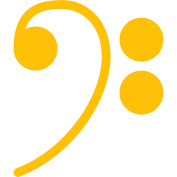 Bass clef icon