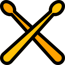 Барабанная палочка иконка