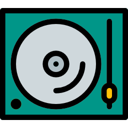 reproductor de discos icono