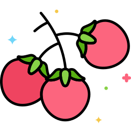 tomate cherry icono