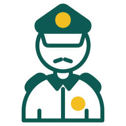 policía icono