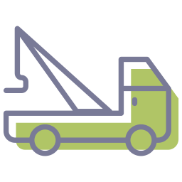 Crane truck icon