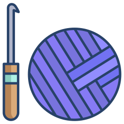 크로셰 뜨개질 icon