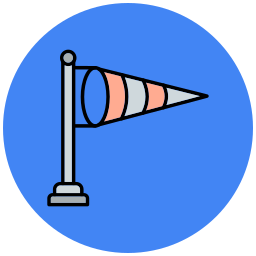 Wind vane icon