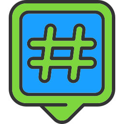 Hashtags icono
