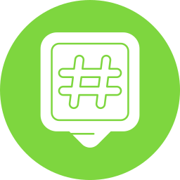 Hashtags icon