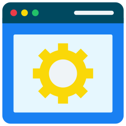 configurações do navegador Ícone