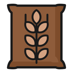 bolsa de granos icono