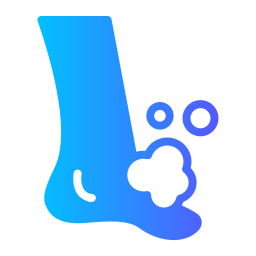 Wash feet icon