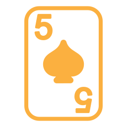 スペードの 5 icon