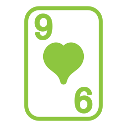 Nine of hearts icon