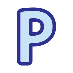 文字p icon