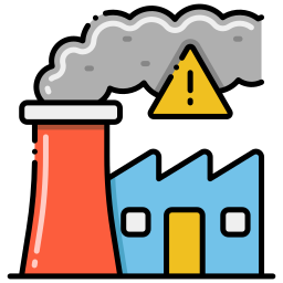 Air pollution icon