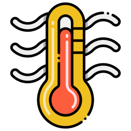 Heat wave icon