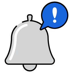 campana de notificación icono