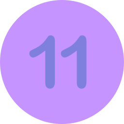nummer 11 icoon