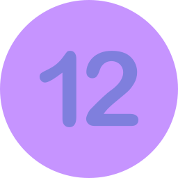 numero 12 Ícone