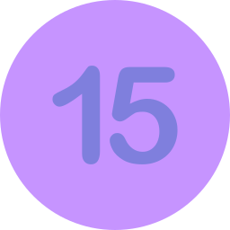 numero 15 Ícone