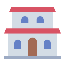 Дом и замок иконка