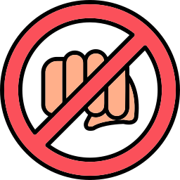 No assaulting icon