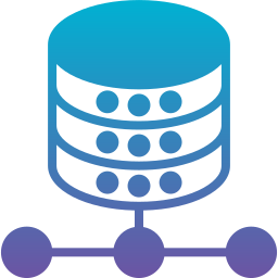 almacenamiento de datos icono