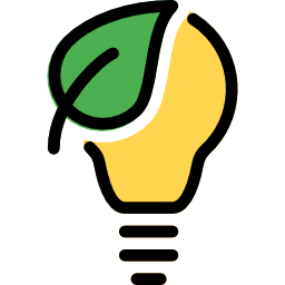 Eco bulb icon