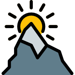 montaña icono