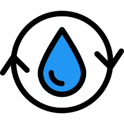 Recycle water icon