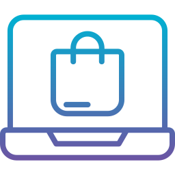 Покупки в интернет магазине иконка