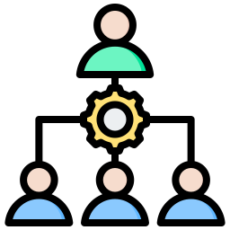 organización icono